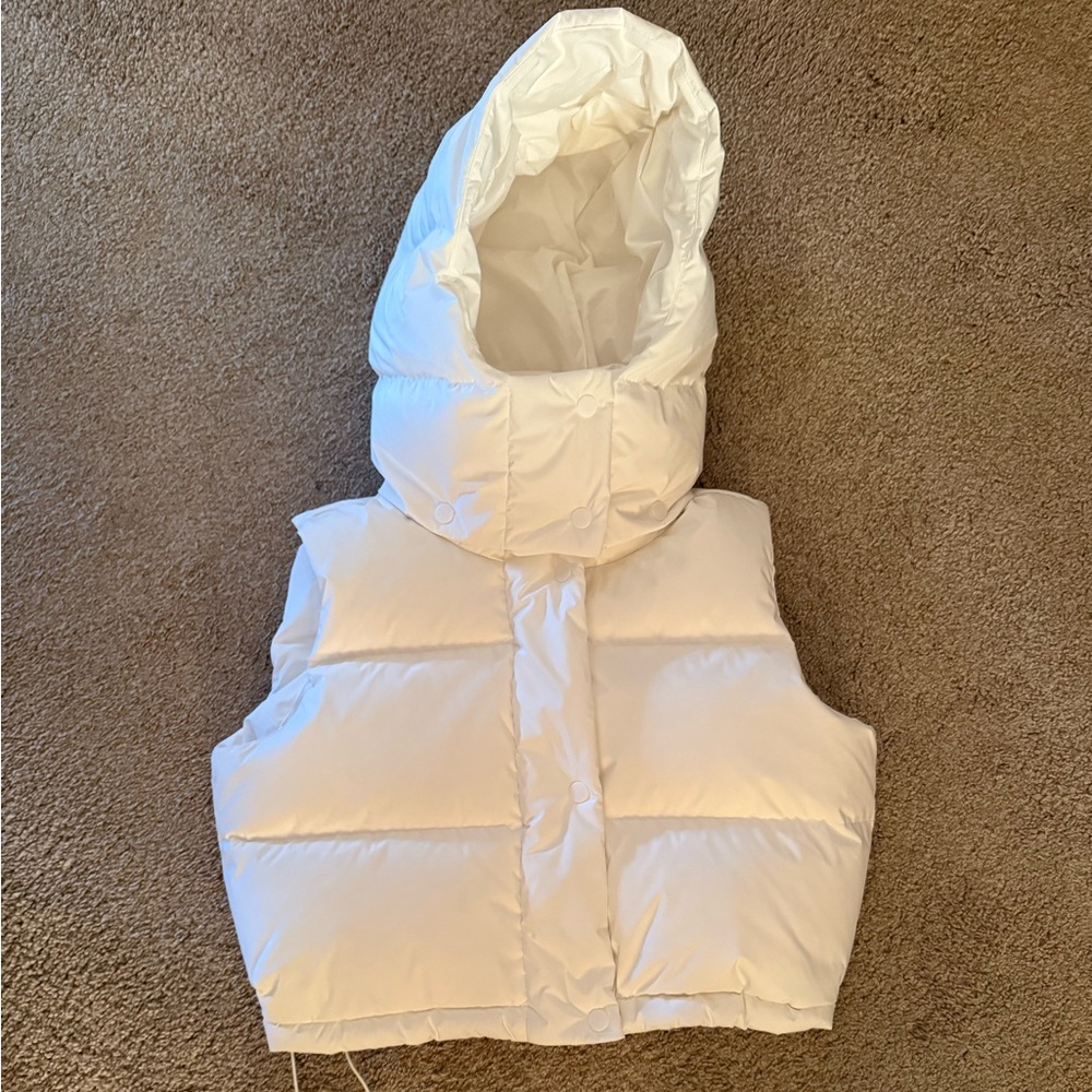 Lululemon WUNDER PUFF cropped vest size 2